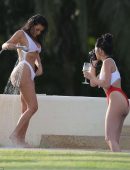 Kim-Kardashian-in-White-Swimsuit-4