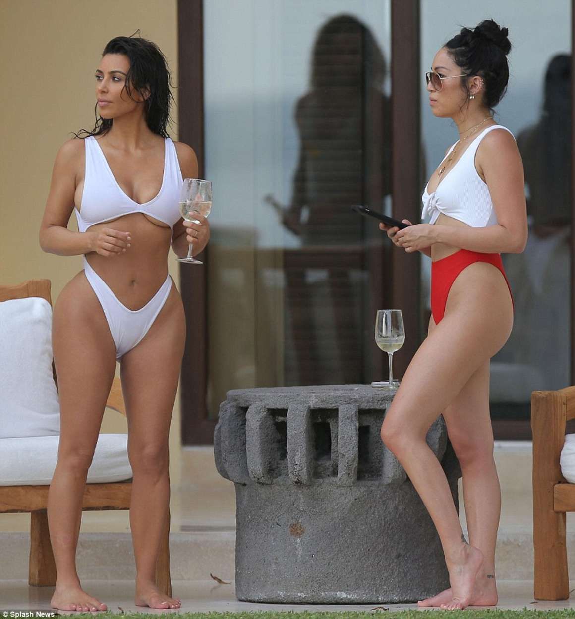 Kim-Kardashian-in-White-Swimsuit-7