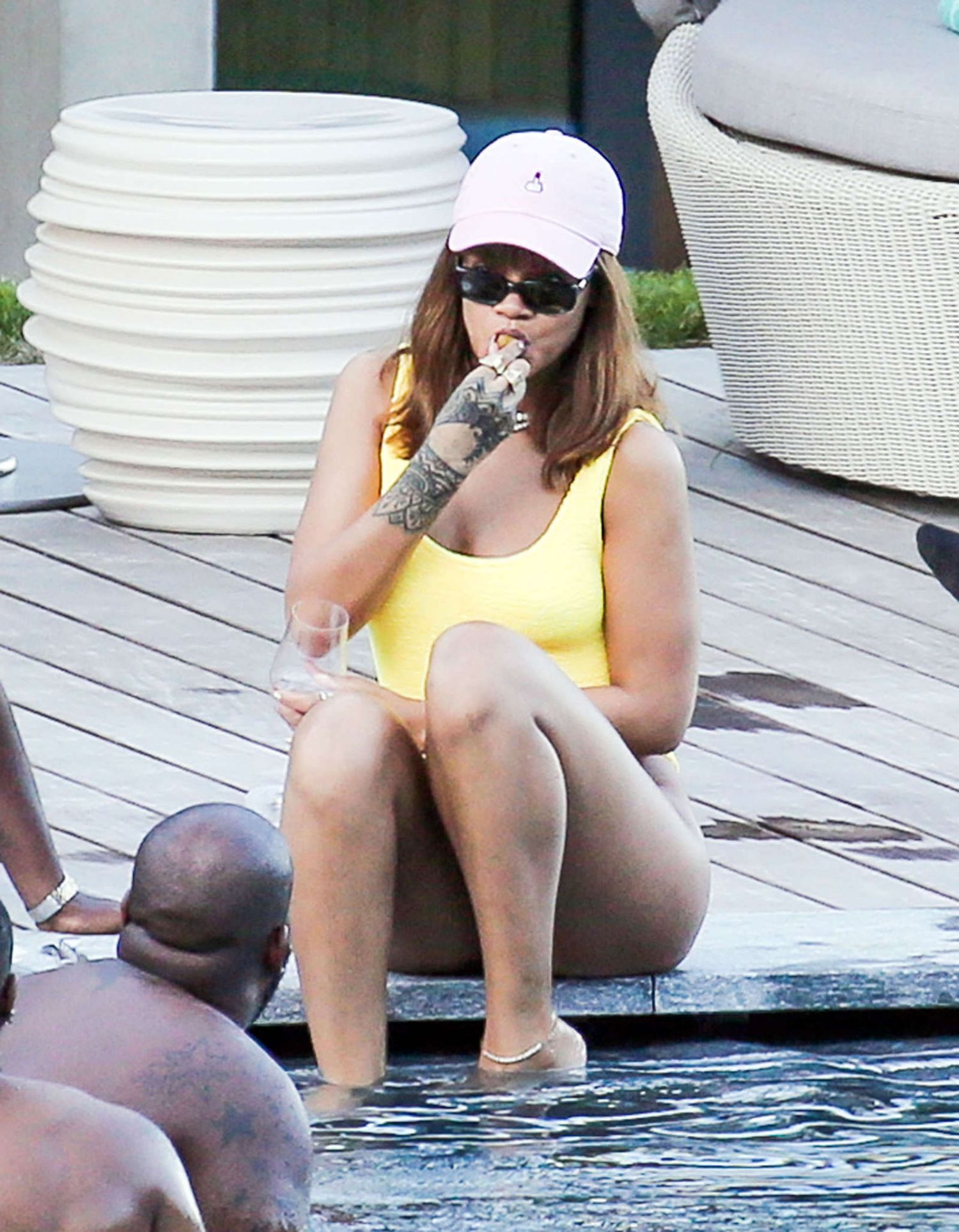 Rihanna-in-Yellow-Swimsuit-13
