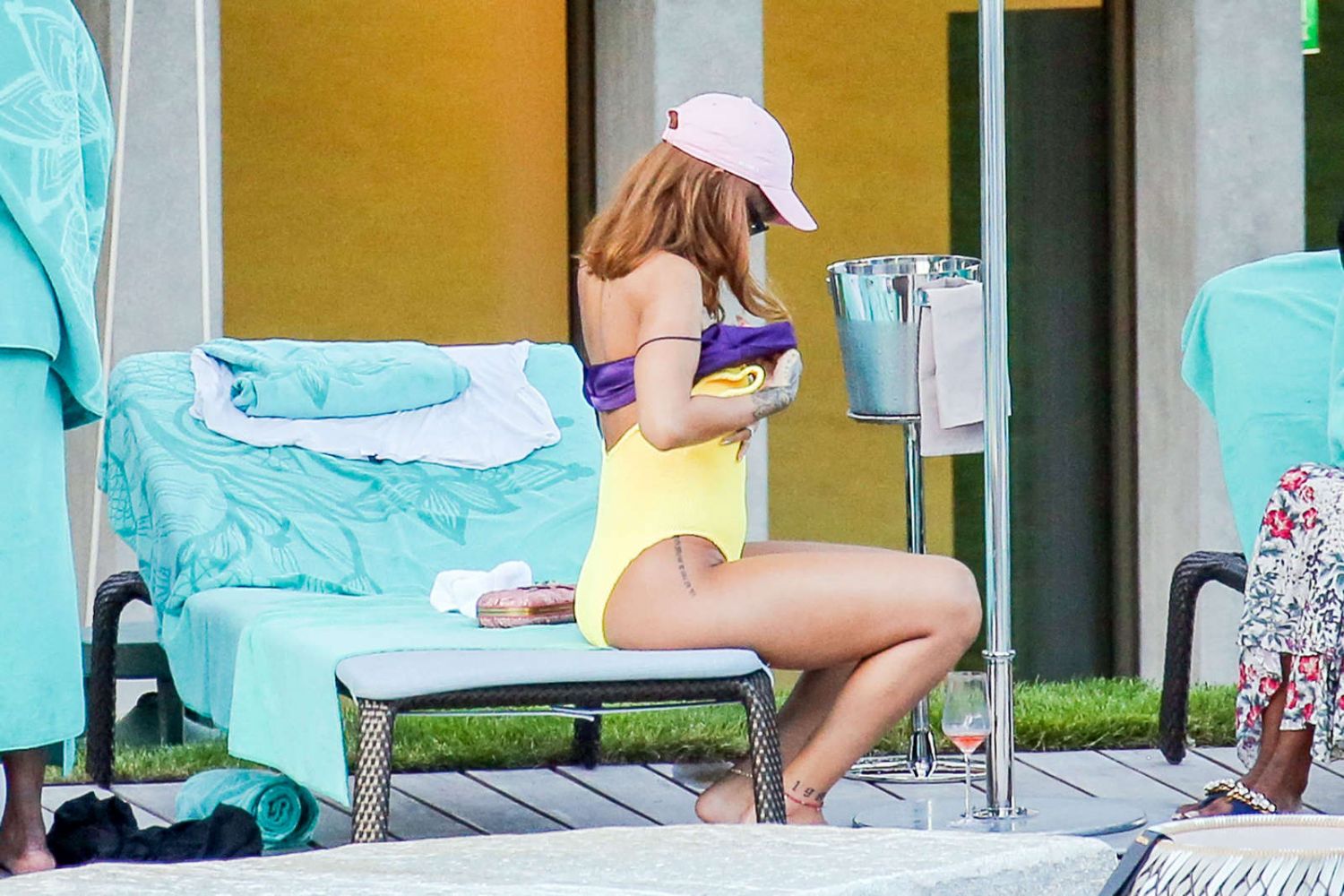 Rihanna-in-Yellow-Swimsuit-16