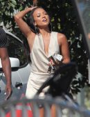 Karrueche-Tran-Leggy-Candids-in-Universal-City-103