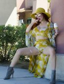 phoebe-price-enjoying-a-creamy-treat-outside-of-dairy-queen-in-palm-springs-5