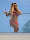 bianca-gascoigne-in-red-bikini-2