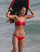 Myleene-Klass-in-Red-Bikini-3