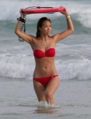 Myleene-Klass-in-Red-Bikini-9