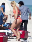 Sabine-Lisicki-in-Orange-Bikini-10