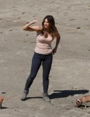 Katharine-McPhee-Set-of-Scorpion-1