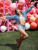 Alessandra Ambrosio at the VS's 'Angel Oasis' in the Sexiest Festival Fashion in Indio