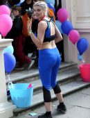 Ashley James at the London Marathon