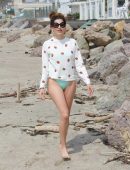 Blanca Blanco for a Photoshoot at the Beach in Malibu