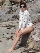 Blanca Blanco for a Photoshoot at the Beach in Malibu