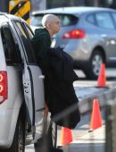 Cara Delevingne Shaved Head on the Set of “Life in a Year” in Toronto