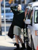 Cara Delevingne Shaved Head on the Set of “Life in a Year” in Toronto