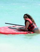 Casey Batchelor in Bikini at Beach on Vacation in the Dominican Republic
