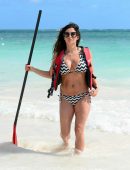 Casey Batchelor in Bikini at Beach on Vacation in the Dominican Republic