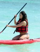 Casey Batchelor in Bikini at Beach on Vacation in the Dominican Republic
