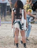 Demi Lovato Shooting a Music Video for her Song "No Promises" in LA