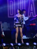 Dua Lipa Performing Onstage at ‘Jimmy Kimmel Live’ in Los Angeles