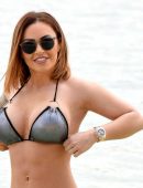 Gemma Massey in Bikini at a Beach in Dubai