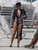 Jackie Cruz at Poolside in Miami