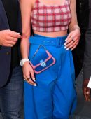 Katy Perry Out and About, Giving Out Pies in New York
