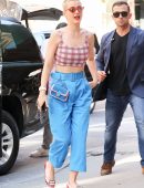 Katy Perry Out and About, Giving Out Pies in New York