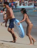 Keleigh Sperry in Bikini with Miles Teller at a Beach in Hawaii