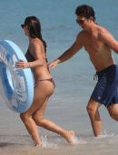 Keleigh Sperry in Bikini with Miles Teller at a Beach in Hawaii