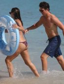 Keleigh Sperry in Bikini with Miles Teller at a Beach in Hawaii
