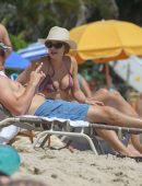 Keleigh Sperry in Bikini with Miles Teller at a Beach in Hawaii