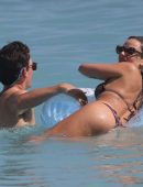 Keleigh Sperry in Bikini with Miles Teller at a Beach in Hawaii