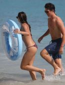 Keleigh Sperry in Bikini with Miles Teller at a Beach in Hawaii
