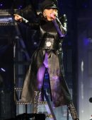 Lady Gaga Performing Onstage at Coachella Music Festival 2017 in Indio, California