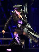 Lady Gaga Performing Onstage at Coachella Music Festival 2017 in Indio, California