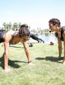 Nina Dobrev at Reebok Classic Crib Event in La Quinta