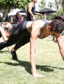 Nina Dobrev at Reebok Classic Crib Event in La Quinta