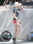 Paris Jackson Leggy, Filming ‘Black Dahlia House’ in LA