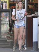 Paris Jackson Leggy in Shorts Out in Studio City