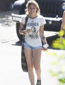 Paris Jackson Leggy in Shorts Out in Studio City
