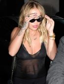 Rita Ora Getting her Hair Done at a Salon in Beverly Hills