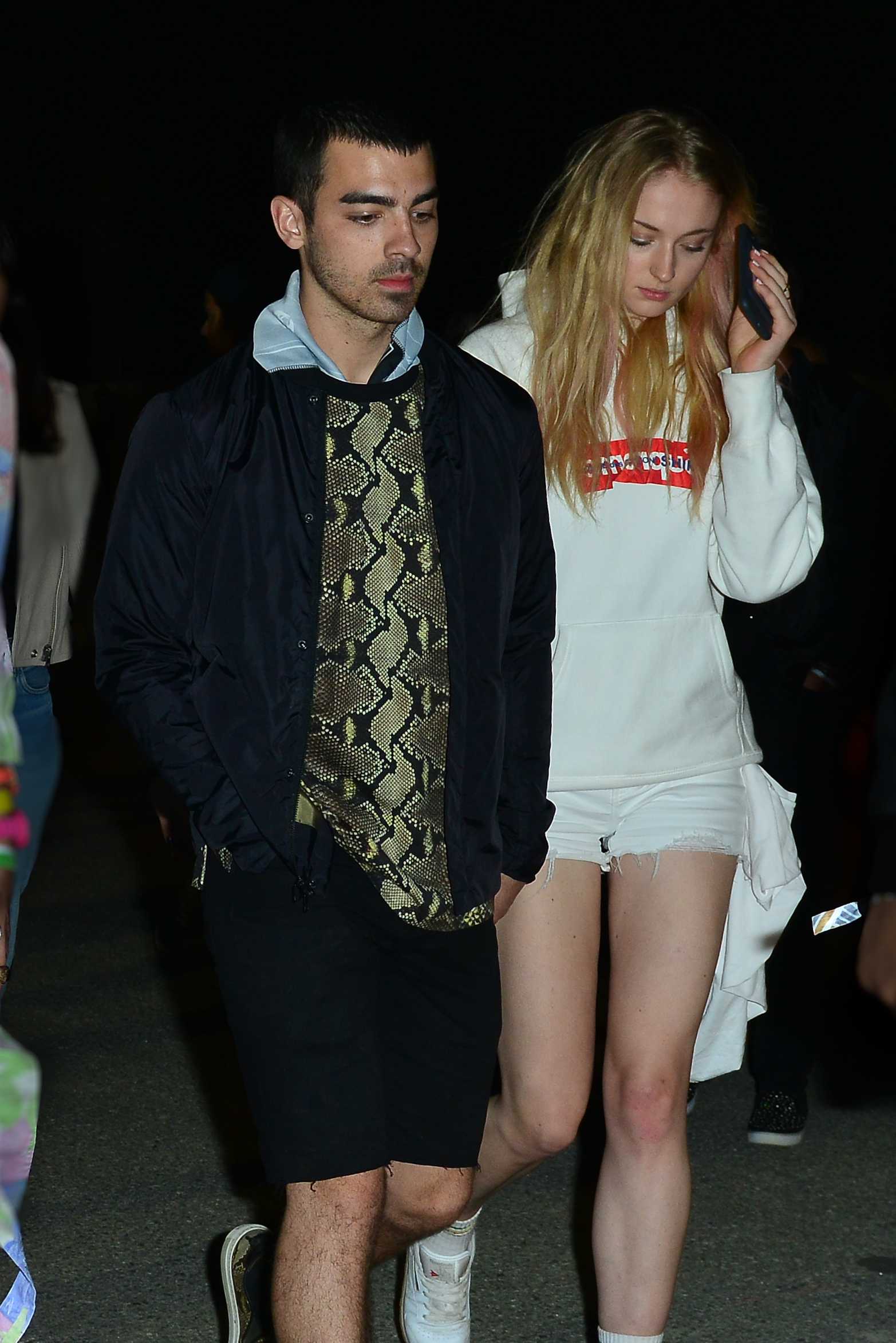 Sophie Turner at The Neon Carnival at Coachella 2017
