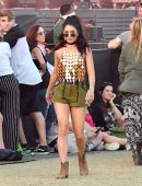 Vanessa Hudgens Leggy at Coachella 2017 in Indio