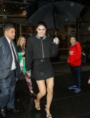 Alexandra Daddario Leggy, Outside her Hotel in NYC