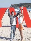 Alexandra Daddario at 'Baywatch' Photocall at Bondi Beach in Sydney