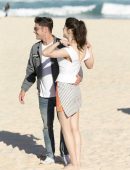 Alexandra Daddario at 'Baywatch' Photocall at Bondi Beach in Sydney