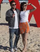 Alexandra Daddario at 'Baywatch' Photocall at Bondi Beach in Sydney