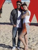 Alexandra Daddario at 'Baywatch' Photocall at Bondi Beach in Sydney