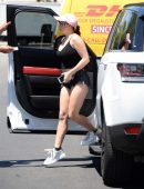 Ariel Winter Arriving at a Private Gym in Los Angeles