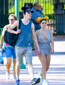 Ariel Winter Cleavage Candids in Anaheim
