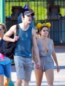 Ariel Winter Cleavage Candids in Anaheim